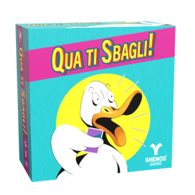 QUA TI SBAGLI! gioco da tavolo PARTY GAME ghenos games IN ITALIANO età 12+