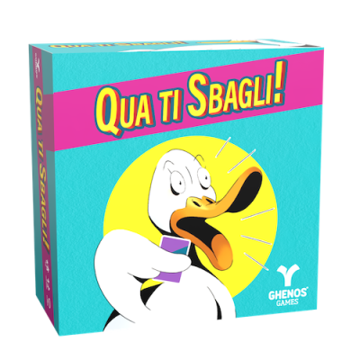 QUA TI SBAGLI! gioco da tavolo PARTY GAME ghenos games IN ITALIANO età 12+