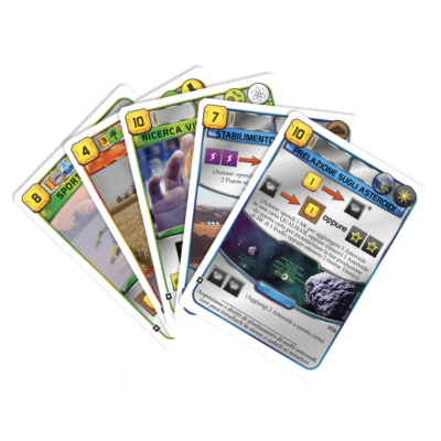 CARD PROMO 2021 per il gioco da tavolo TERRAFORMING MARS ghenos games IN ITALIANO età 12+