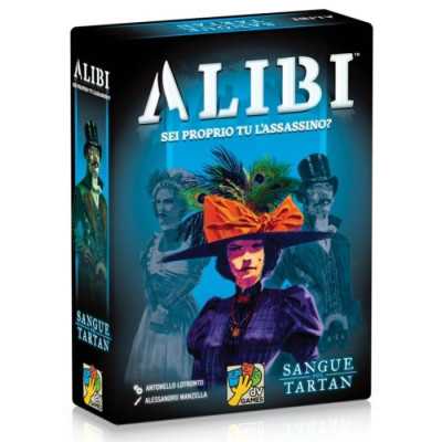 SANGUE SUL TARTAN gioco da tavolo ALIBI dv giochi IN ITALIANO età 14+