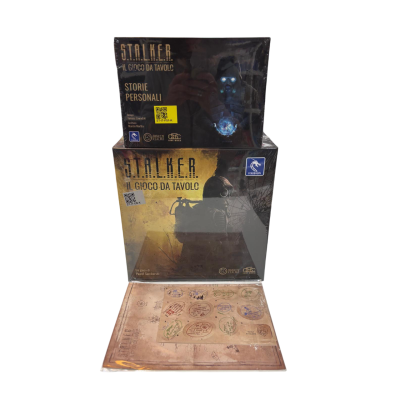 STALKER bundle GIOCO BASE + ESPANSIONE + MAPPA E ADESIVI pendragon IN ITALIANO età 14+