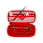 WONDERWOW astuccio trasparente COCCINELLA portapenne rigido LEGAMI con zip ROSSO
