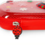 WONDERWOW astuccio trasparente COCCINELLA portapenne rigido LEGAMI con zip ROSSO