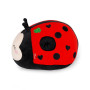 CUSCINO super soft LADYBUG pillow COCCINELLA imbottito LEGAMI rosso