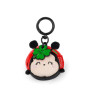 PORTACHIAVI keyring TINY super soft ROSSO coccinella LADYBUG peluche IMBOTTITO portachiavi