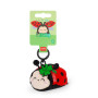 PORTACHIAVI keyring TINY super soft ROSSO coccinella LADYBUG peluche IMBOTTITO portachiavi