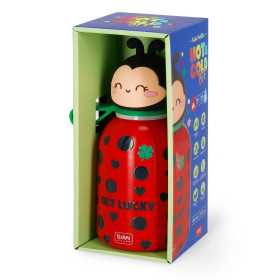BOTTIGLIA TERMICA per bambini BORRACCIA bottle LADYBUG coccinella ROSSO