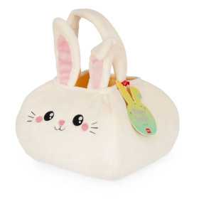 BORSA PER CACCIA ALLE UOVA coniglietto BUNNY pasqua LEGAMI morbido CONIGLIO