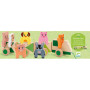 TRAINIMO FARM gioco da trainare IN LEGNO per bambini DJECO trenino con animali DJ06317 età 18 mesi +