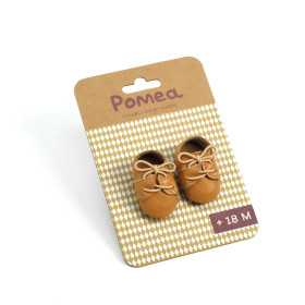 SCARPE PER BAMBOLA marroni BABY POMEA gioco di imitazione DJECO DJ07888 età 18 mesi +