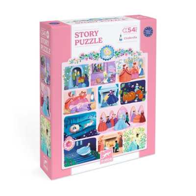 STORY PUZZLE da 54 pezzi CENERENTOLA djeco DJ07053 età 4+
