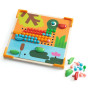 MOSAICO mini animo EDULUDO kit artistico DJECO chiodini DJ08239 età 4+
