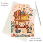 NEW BABY biglietto d'auguri SWING CARD santoro 3D POP UP