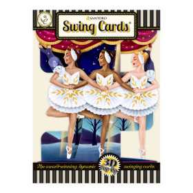 BALLET biglietto d'auguri SWING CARD santoro 3D POP UP
