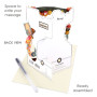 WOODLAND OWLS biglietto d'auguri SWING CARD santoro 3D POP UP