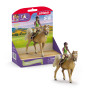 SARAH & MISTERY cavallo in resina SCHLEICH miniatura HORSE CLUB 42714 età 3+