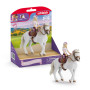 SOFIA & BLOSSOM cavallo in resina SCHLEICH miniatura HORSE CLUB 42713 età 3+