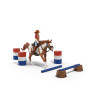 L'AVVENTURA DI HANNAH NEL WEST miniature in resina SCHLEICH hannah western adventure HORSE CLUB 42775 età 5+