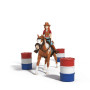 L'AVVENTURA DI HANNAH NEL WEST miniature in resina SCHLEICH hannah western adventure HORSE CLUB 42775 età 5+