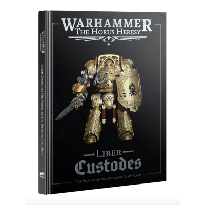 LIBER CUSTODES the forces of the emperor army book MANUALE warhammer THE HORUS HERESY età 12+