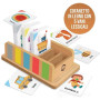 IL COFANETTO DELLE FLASHCARDS montessori 100 PAROLE con 6 attività HEADU gioco educativo IN ITALIANO età 2+