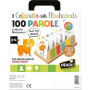 IL COFANETTO DELLE FLASHCARDS montessori 100 PAROLE con 6 attività HEADU gioco educativo IN ITALIANO età 2+