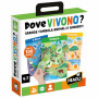 DOVE VIVONO? grande tombola ANIMALI E AMBIENTI gioco educativo HEADU più di 100 IN ITALIANO età 4+