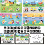 MAGNETIC LEARNING metodo dei 3 step SCRIVO E LEGGO gioco educativo HEADU età 3+