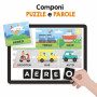 MAGNETIC LEARNING metodo dei 3 step SCRIVO E LEGGO gioco educativo HEADU età 3+
