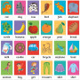 MAXI FLASHCARDS first words BABY ENGLISH gioco educativo HEADU età 2+