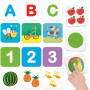 PRIMI GIOCHI MONTESSORI lettere numeri e forme tattili CON 10 ATTIVITA' gioco educativo HEADU età 2+