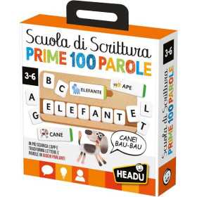 SCUOLA DI SCRITTURA con app PRIME 100 PAROLE gioco educativo HEADU età 3+