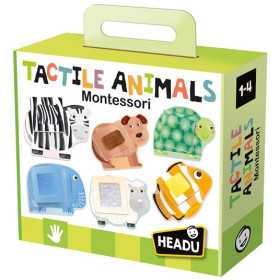 TACTILE ANIMALS animali tattili MONTESSORI gioco educativo HEADU età 2+