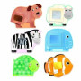 TACTILE ANIMALS animali tattili MONTESSORI gioco educativo HEADU età 2+