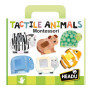 TACTILE ANIMALS animali tattili MONTESSORI gioco educativo HEADU età 2+