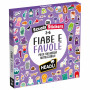 GLI SCUOLA STICKERS con 100 adesivi riutilizzabili FIABE E FAVOLE gioco educativo HEADU età 3+