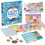 GLI SCUOLA STICKERS con 200 adesivi riutilizzabili LE MIE PRIME PAROLE gioco educativo HEADU età 3+