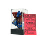 SET DI 7 DADI blu rosso oro CHESSEX CHX26429 dice DA GIOCO assortiti GEMINI