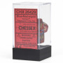 SET DI 7 DADI blu rosso oro CHESSEX CHX26429 dice DA GIOCO assortiti GEMINI