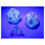 SET DI 7 DADI luminary effect CHESSEX CHX26464 dice DA GIOCO assortiti GEMINI glows in the dark