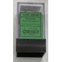SET DI 7 DADI black grey green CHESSEX CHX20645 dice DA GIOCO assortiti GEMINI