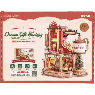 DREAM GIFT FACTORY diy MAGIC PARK robotime ROKR in legno EAB01 età 14+