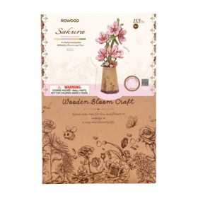 SAKURA ciliegio ROWOOD in legno ROBOTIME wooden bloom craft TW101 età 8+