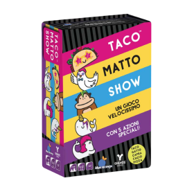 TACO MATTO SHOW gioco da tavolo PARTY GAME ghenos games IN ITALIANO età 7+
