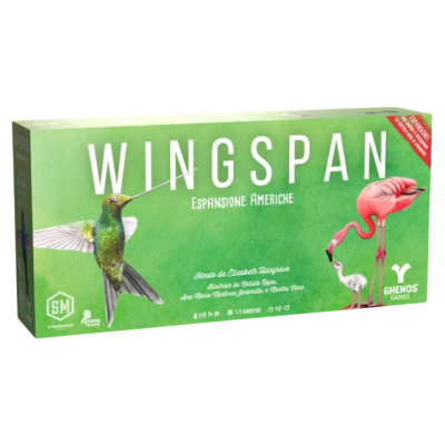WINGSPAN espansione AMERICHE gioco da tavolo IN ITALIANO età 14+