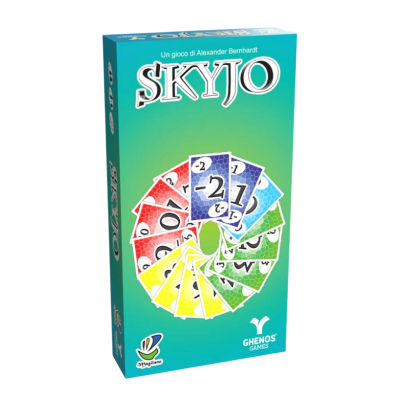 SKYJO gioco da tavolo CON LE CARTE ghenos games IN ITALIANO età 8+