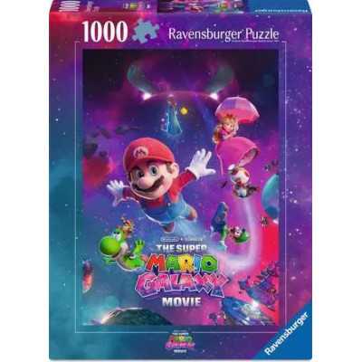 PUZZLE 1000 PEZZI ravensburger THE SUPER MARIO GALAXY MOVIE avventure galattiche ORIGINALE età 14+