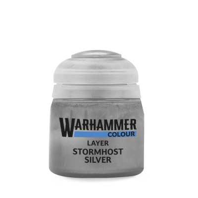 STORMHOST SILVER colore Citadel Gem paint layer argento Warhammer 12 ml