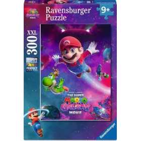 PUZZLE 300 PEZZI XXL ravensburger THE SUPER MARIO GALAXY MOVIE verticale ORIGINALE età 9+