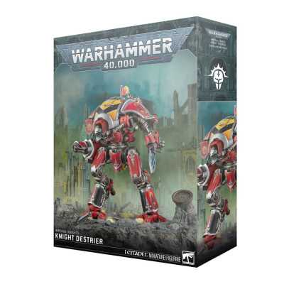 KNIGHT DESTRIER cavaliere IMPERIAL KNIGHTS miniatura WARHAMMER 40K età 12+